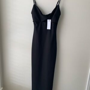 Dynamite Black Cowl Neck Slip Maxi Dress BNWT. XS